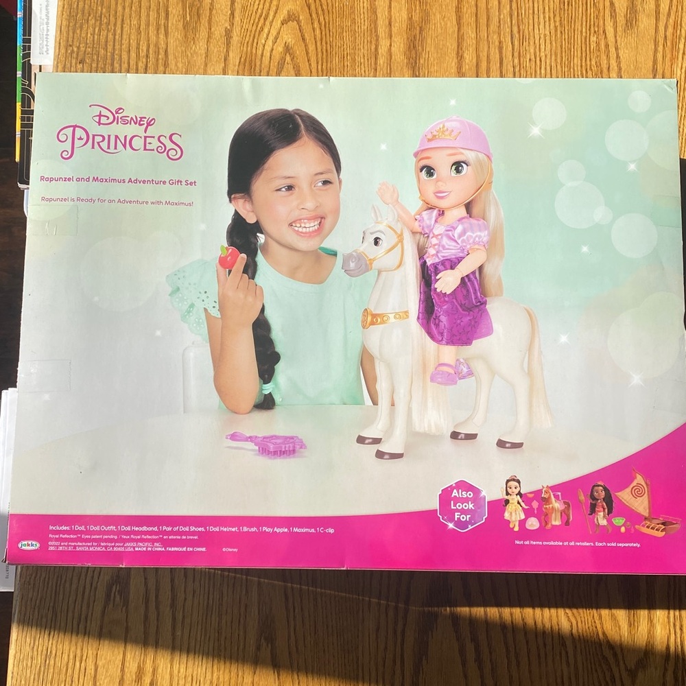 Disney Princess Rapunzel Doll with Maximus Horse - - Picture 2 of 4
